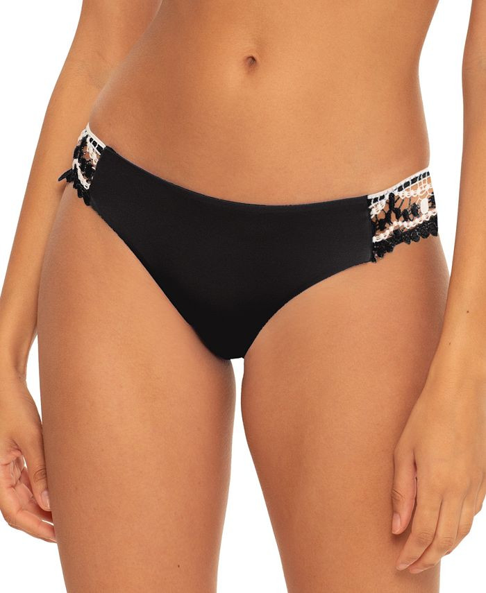 Becca Delilah Avery Crochet-Side Bikini Bottoms & Reviews - Swimsuits & Cover-Ups - Women - Macy'... | Macys (US)