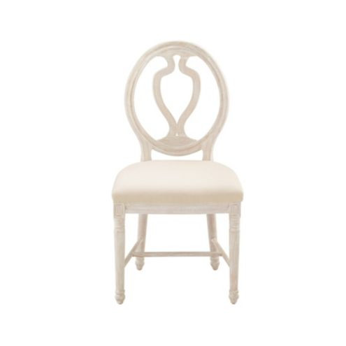 Liesel Dining Chair with Sandberg Parchment Seat | Ballard Designs, Inc.