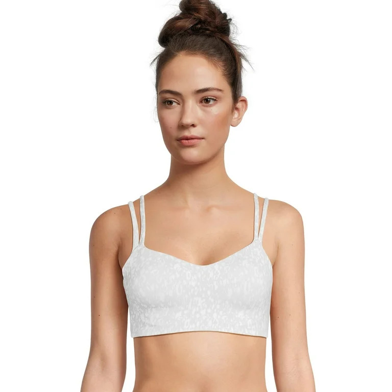 Avia Women's Medium Support Strappy Sports Bra, Sizes S-XXXL | Walmart (US)