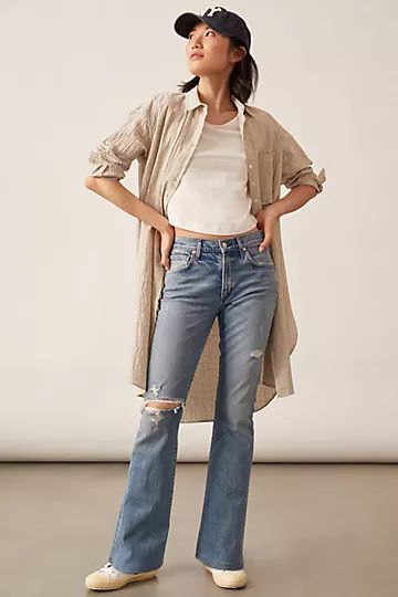 Citizens of Humanity Emannuelle Mid-Rise Bootcut Meadow Jeans | Anthropologie (US)