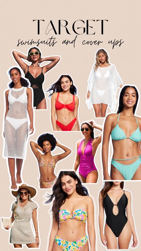 Shop targets swimsuit and cover up section! So many great options & all for an affordable price 😍 shop now before it’s all sold out 

#LTKswim #LTKfindsunder50 #LTKtravel