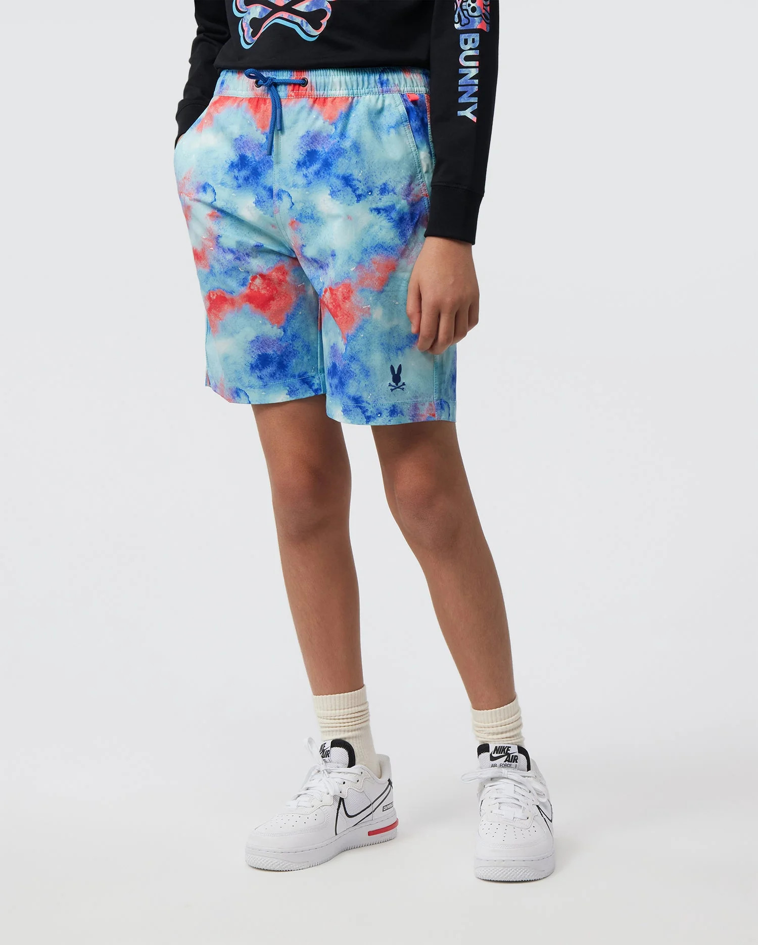 KIDS MEYER BLUE SWIM TRUNK | PSYCHO BUNNY | Psycho Bunny