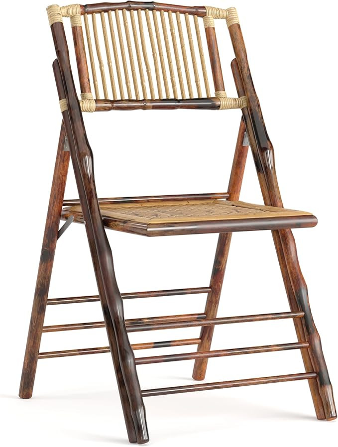 Flash Furniture American Champion Bamboo Folding Chair | Amazon (US)