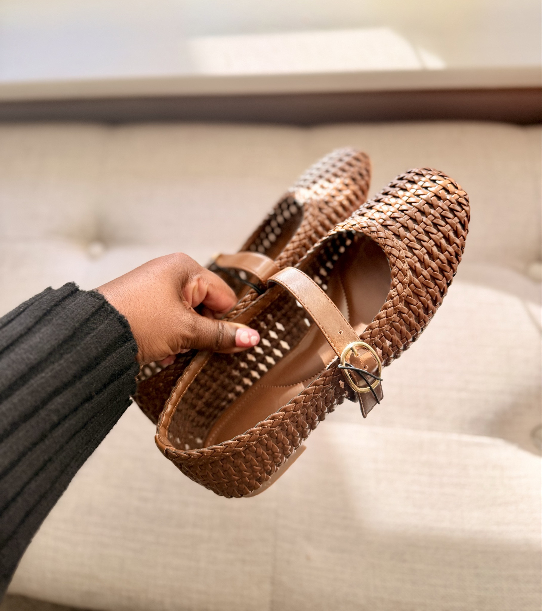 I love these brown woven flats from Walmart for under $30! 

#LTKgrwm #LTKFindsUnder50 #LTKTravel