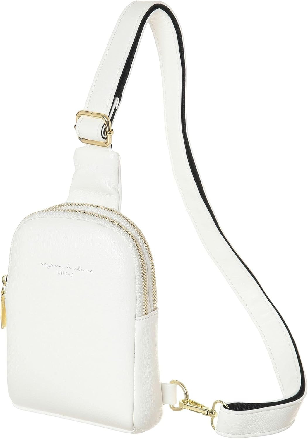 INICAT Small Sling Bag Crossbody Vegan Leather Fanny Packs for Women Women Fashionable Chest Bag ... | Amazon (US)