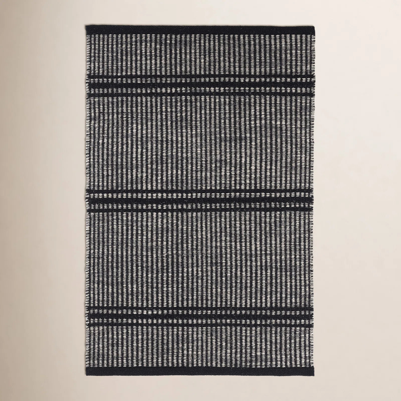 Malta Grey Handwoven Wool Rug | Wayfair North America