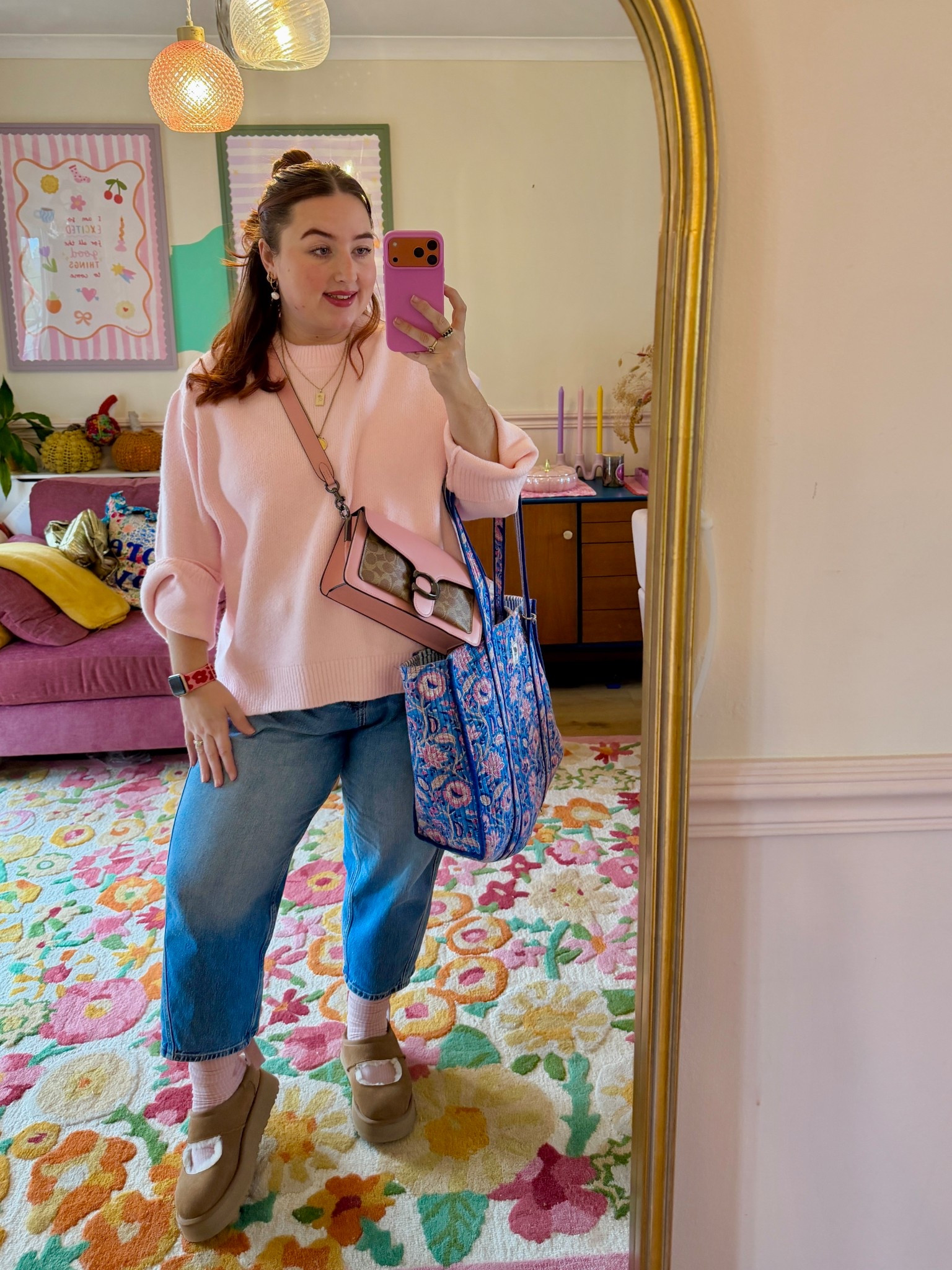 Cosy but colourful autumn outfit 🩷🌸✨ 

#LTKwinter #LTKmidsize #LTKautumn