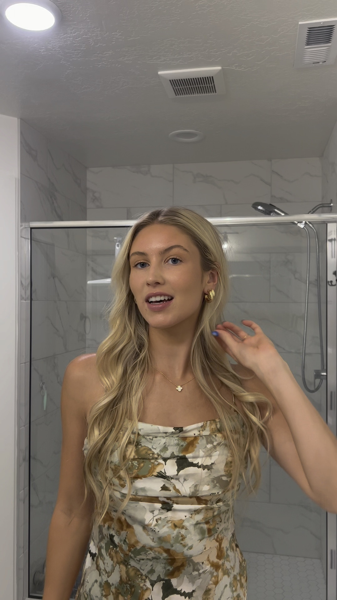 GRWM for a summer wedding!! This wedding guest dress is so perfect and I love how my clean summer makeup turned out 🤭🫶🏼

#LTKSeasonal #LTKWedding #LTKVideo