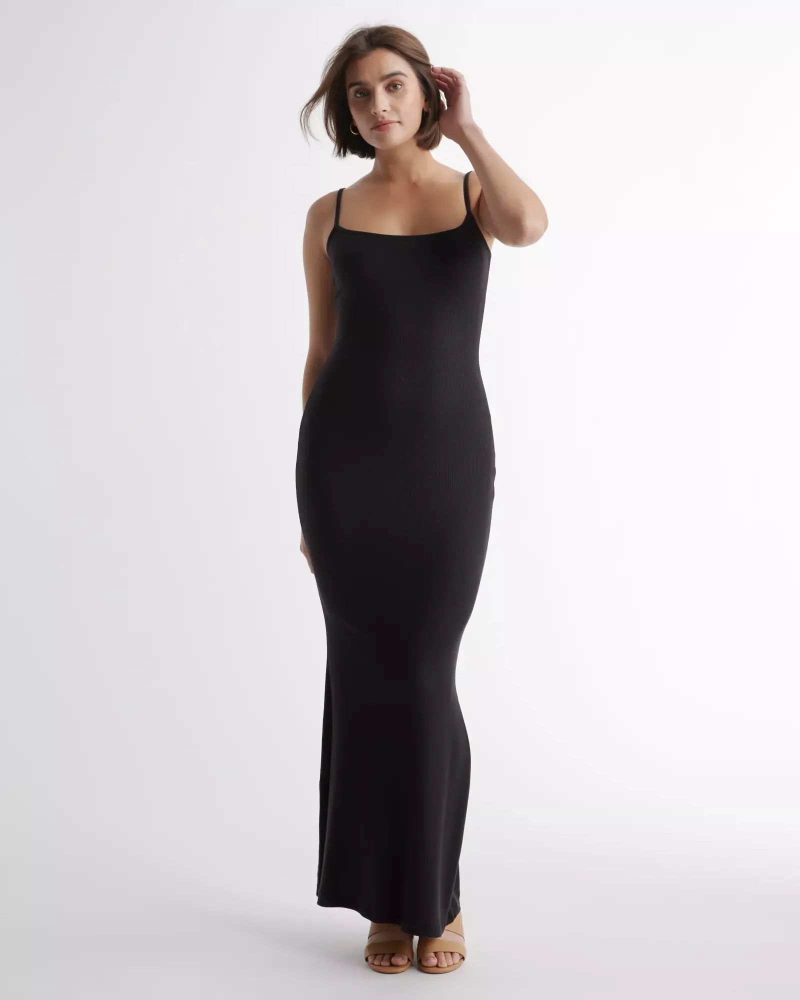 SKIMS Ribbed Long Slipdress curated on LTK