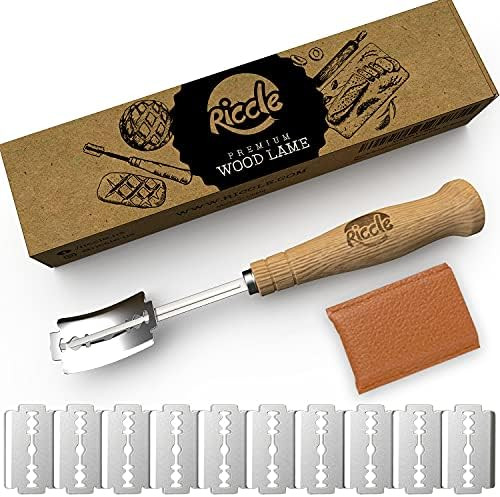 Riccle Bread Lame Slashing Tool, Dough Scoring Knife with 10 Razor Blades and Storage Cover | Amazon (US)