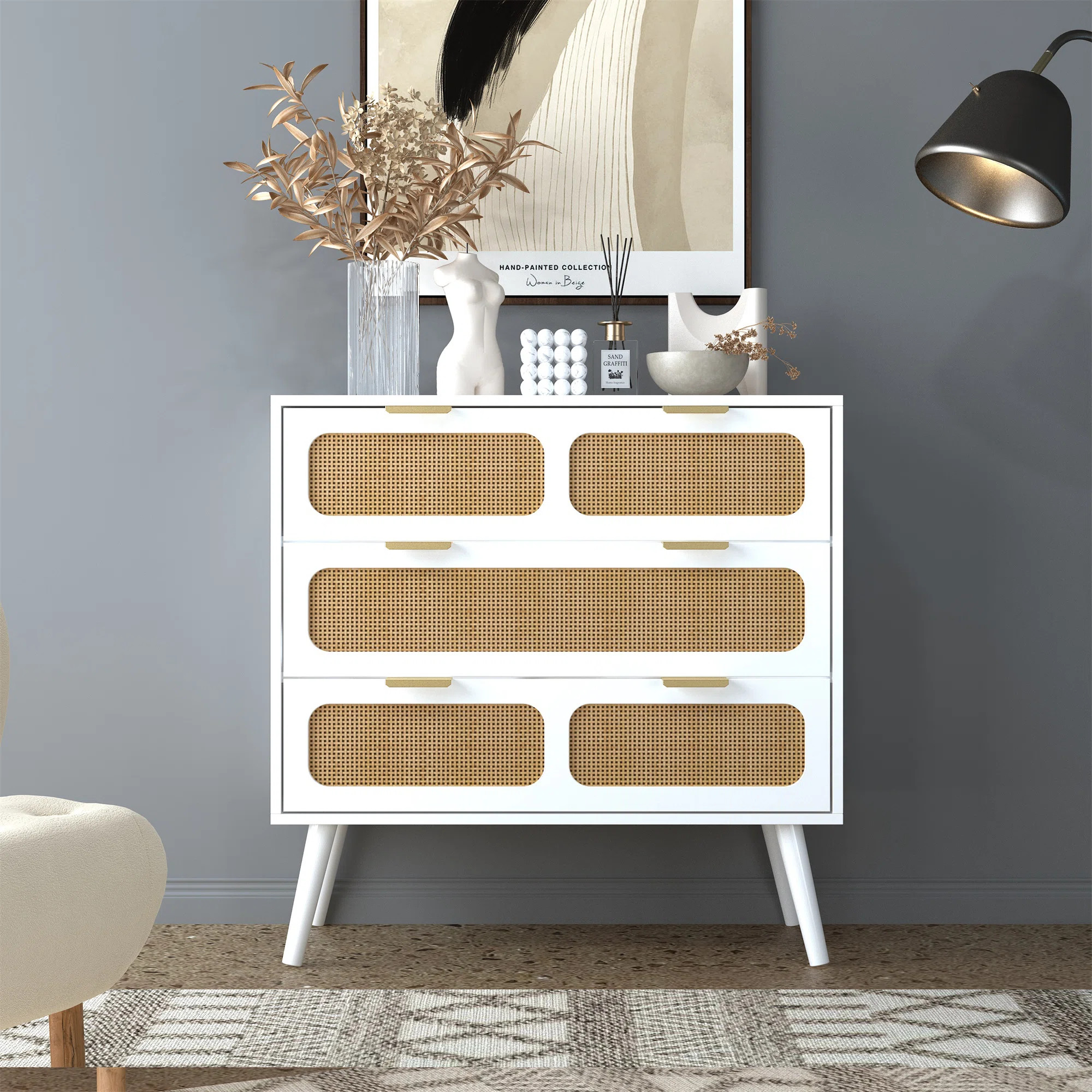 Parocela 3 Drawer 31.5'' W Dresser | Wayfair North America