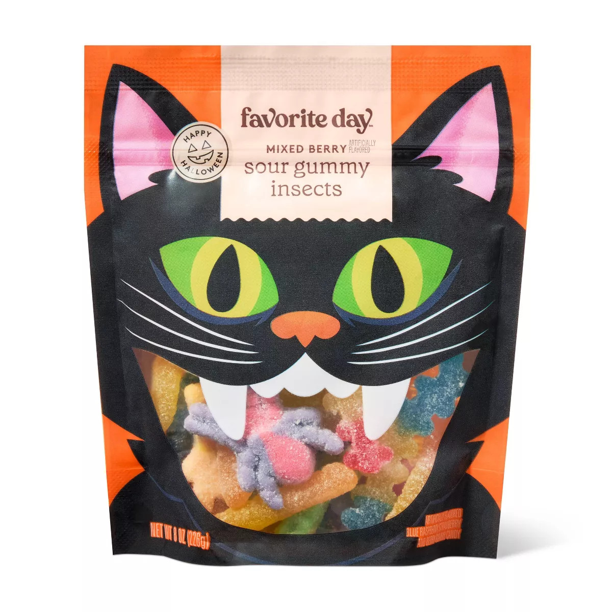 Halloween Mixed BerrySour Gummy Candy Insects - 8oz - Favorite Day™ | Target