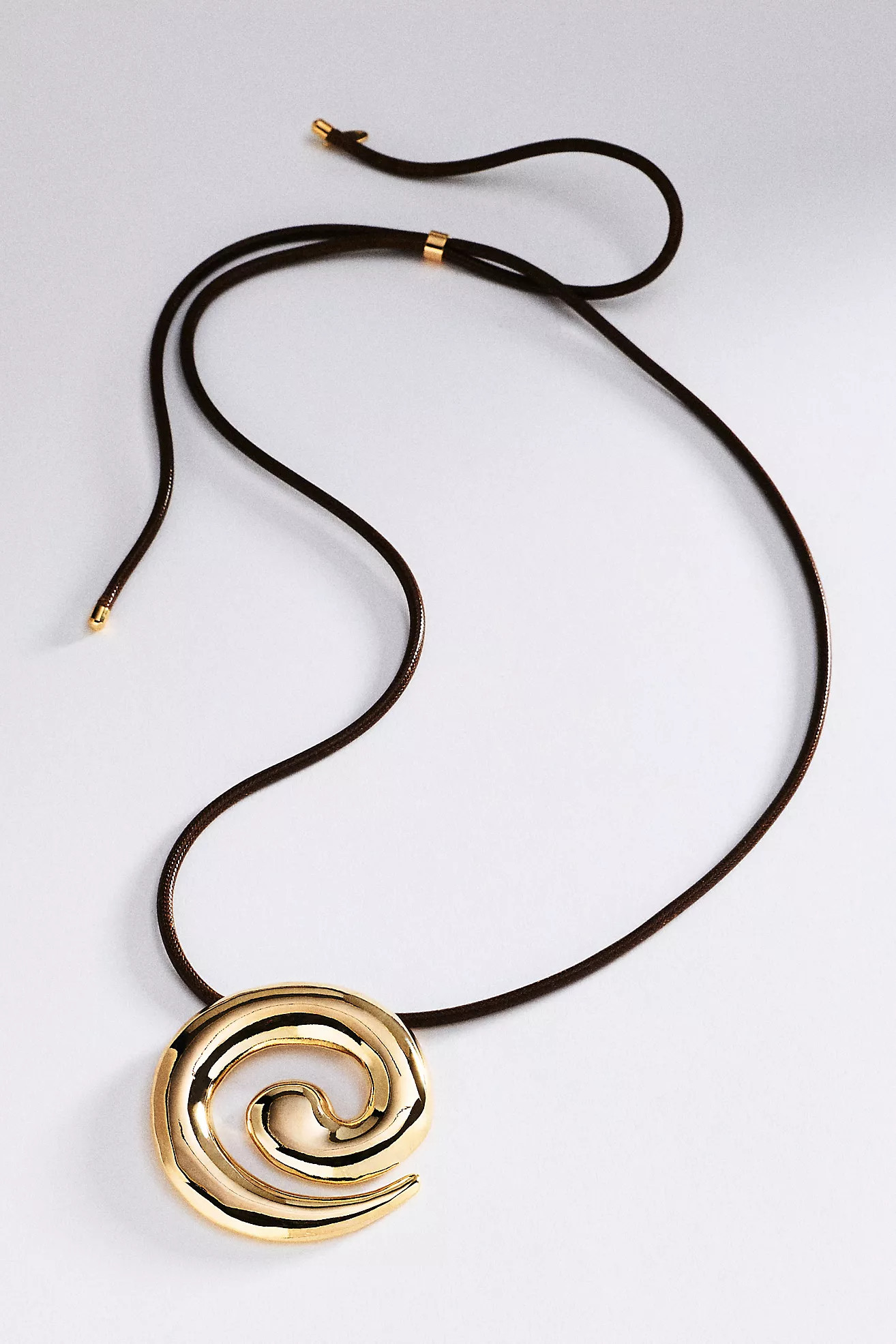 Swirl Pendant Cord Necklace | Anthropologie (US)