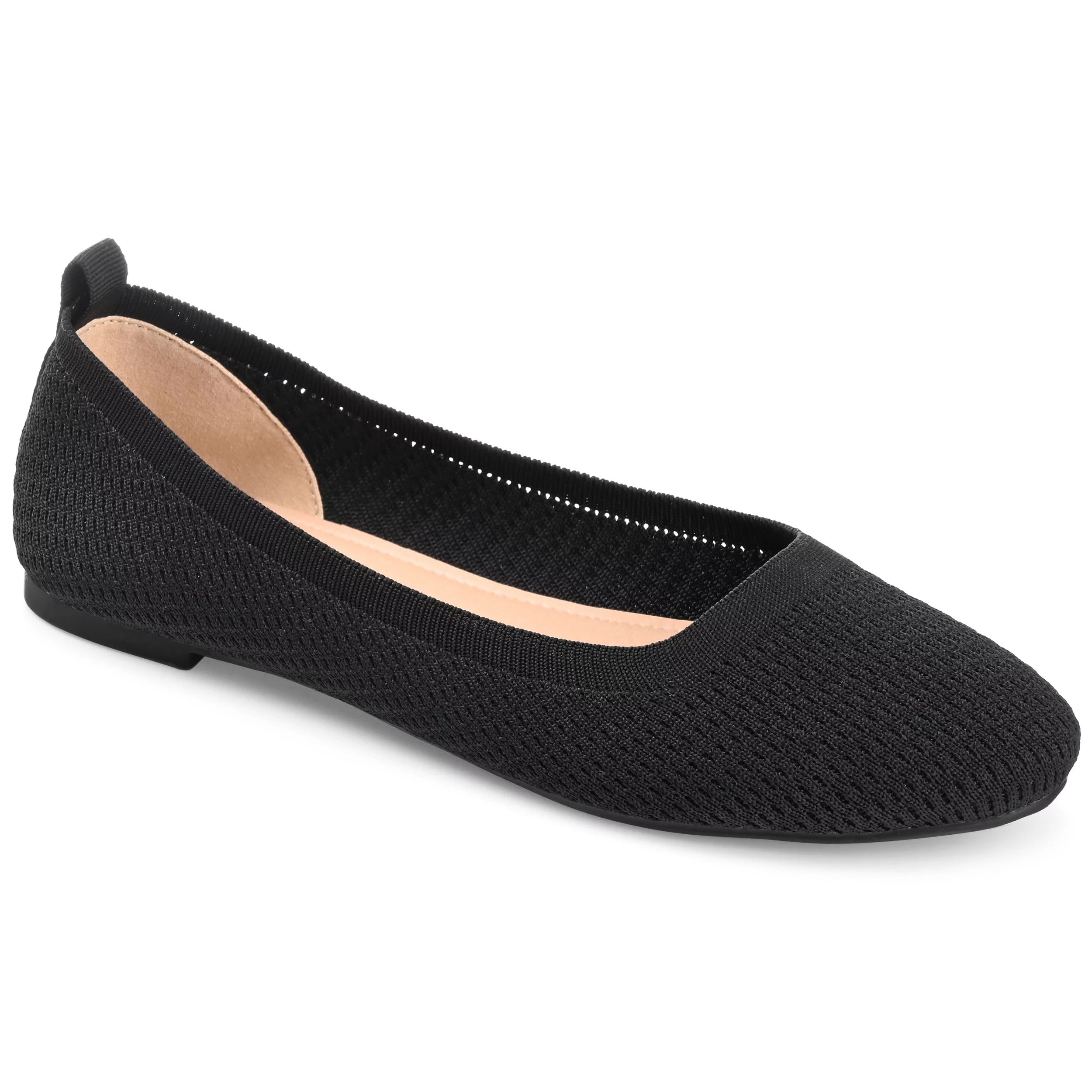 Journee Collection Womens Maryann Tru Comfort Foam Slip On Round Toe Ballet Flats | Walmart (US)