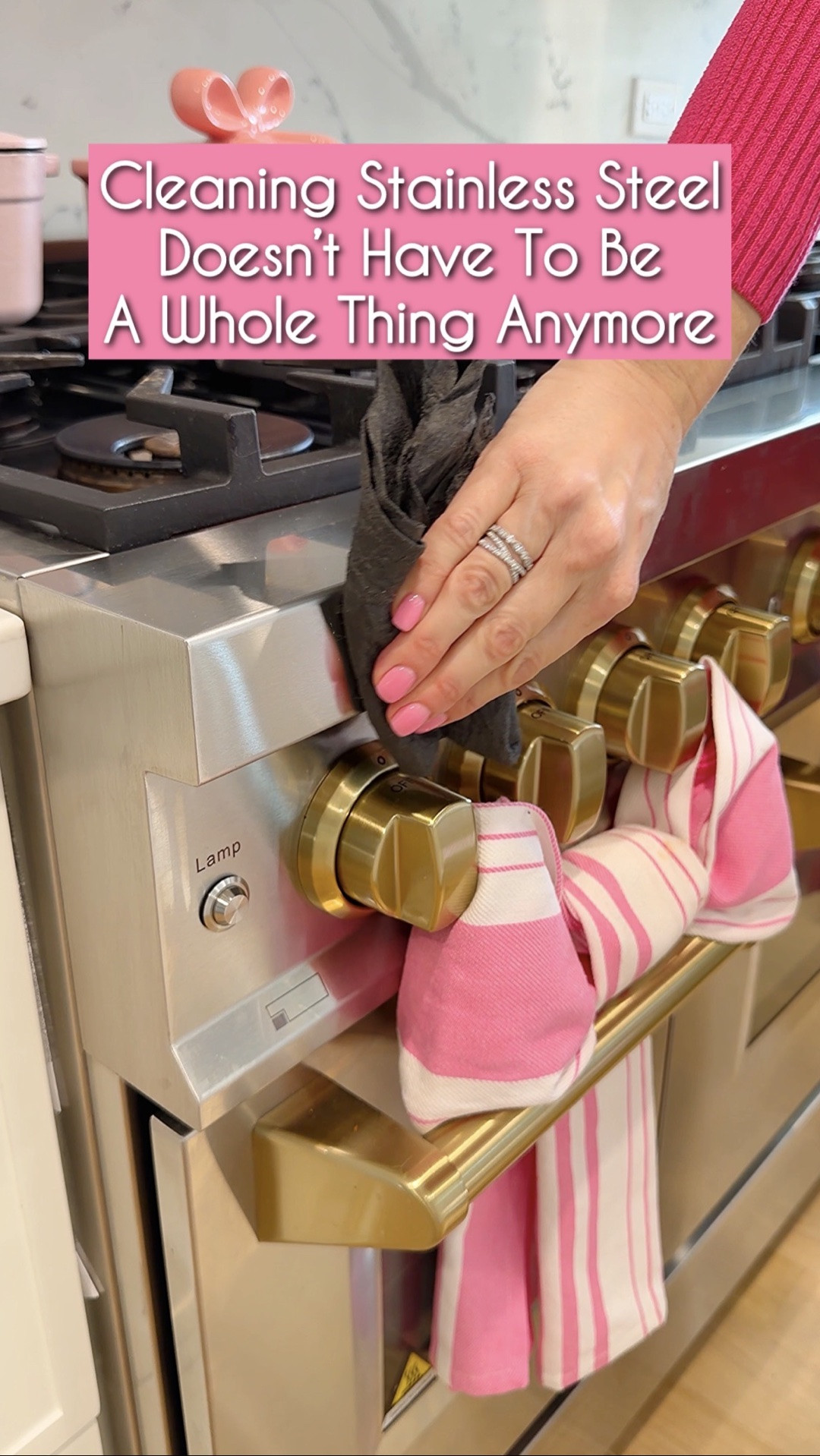 Three stainless steel solutions I love: a streak‑free cloth, a polishing cleaner, and a clear spray that helps prevent fingerprints. Linking everything for anyone wanting an easier stainless steel routine. #cleaningfavorites #homeessentials #stainlesssteel #amazonfinds
