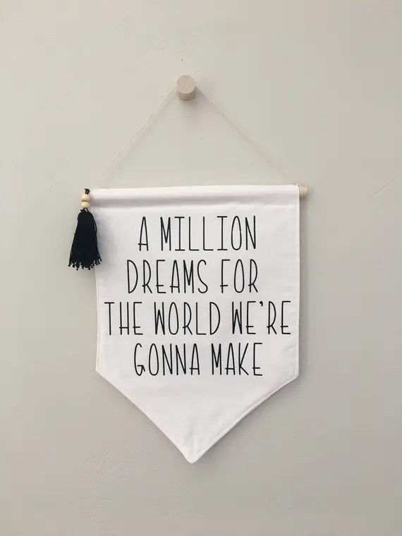 A million dreams wall banner | Etsy (US)
