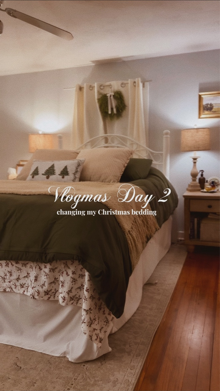 Vlogmas Day 2 - Christmas bedding swap♥️

comment LINKS for all of the bedding sent to you🫶🏼

#vlogmas #christmas #vlogmas2025