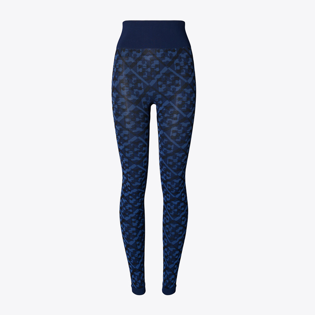 Tory Burch Prismatic T Monogram Jacquard Seamless Legging | Tory Burch (US)