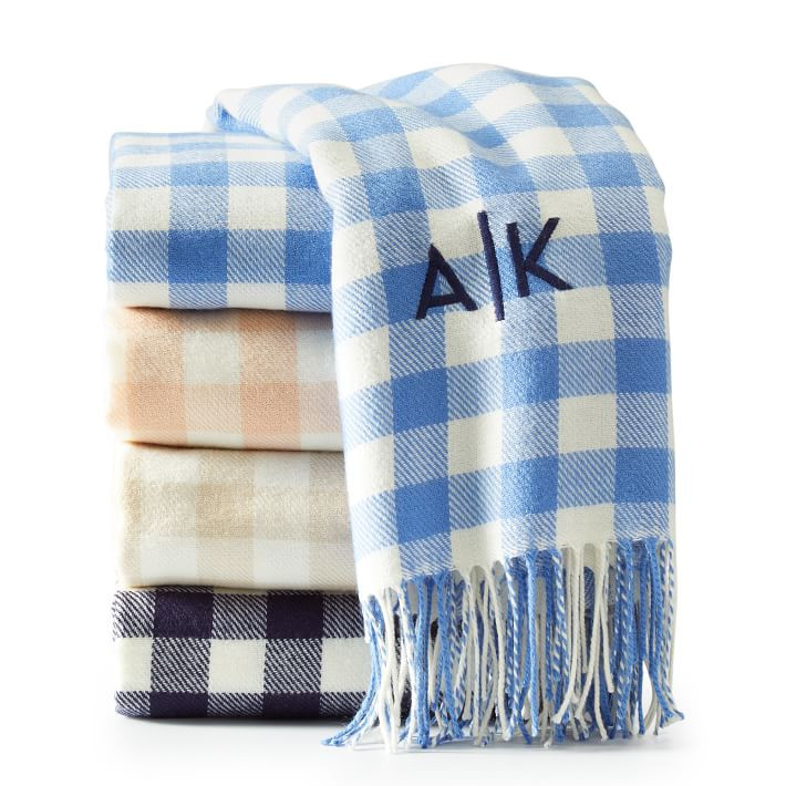 Gingham Throw Blanket | Mark and Graham