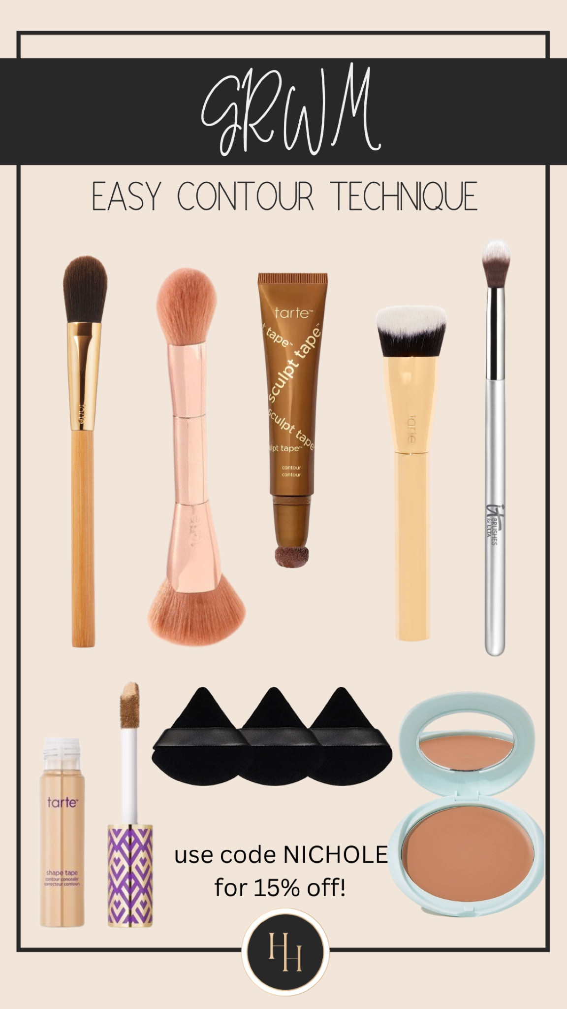 GRWM: easy sculpt technique! 

I wanted to share this easy technique that I use! It takes very few products and it is so good. 

Beauty, easy, GRWM, makeup, tarte, brush, sculpt, shape tape, sculpt tape, sponge, bronzer 

#LTKstyletip #LTKbeauty #LTKFind