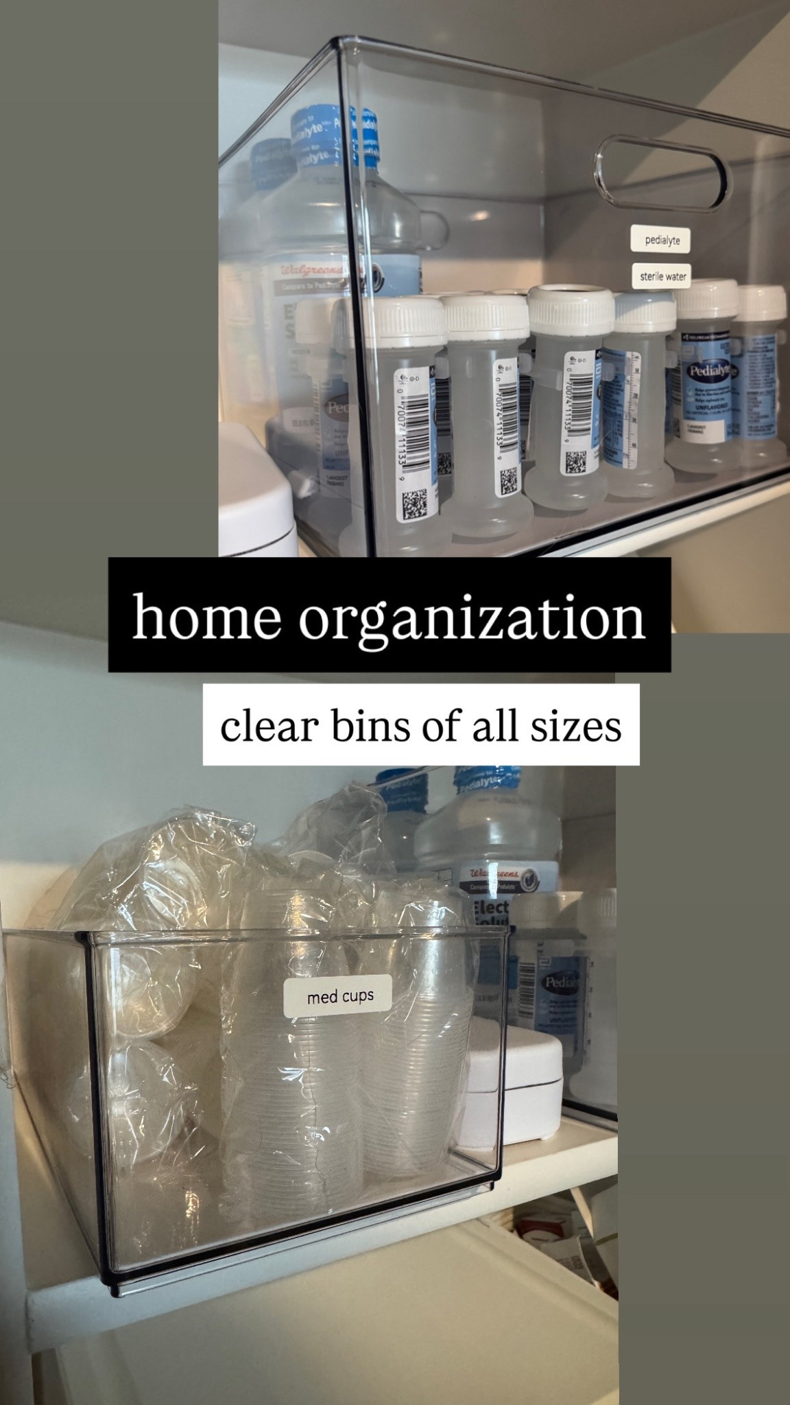 Clear bins for home organization - these are great! Linked my label maker too 

#LTKFindsUnder50 #LTKSeasonal #LTKHome