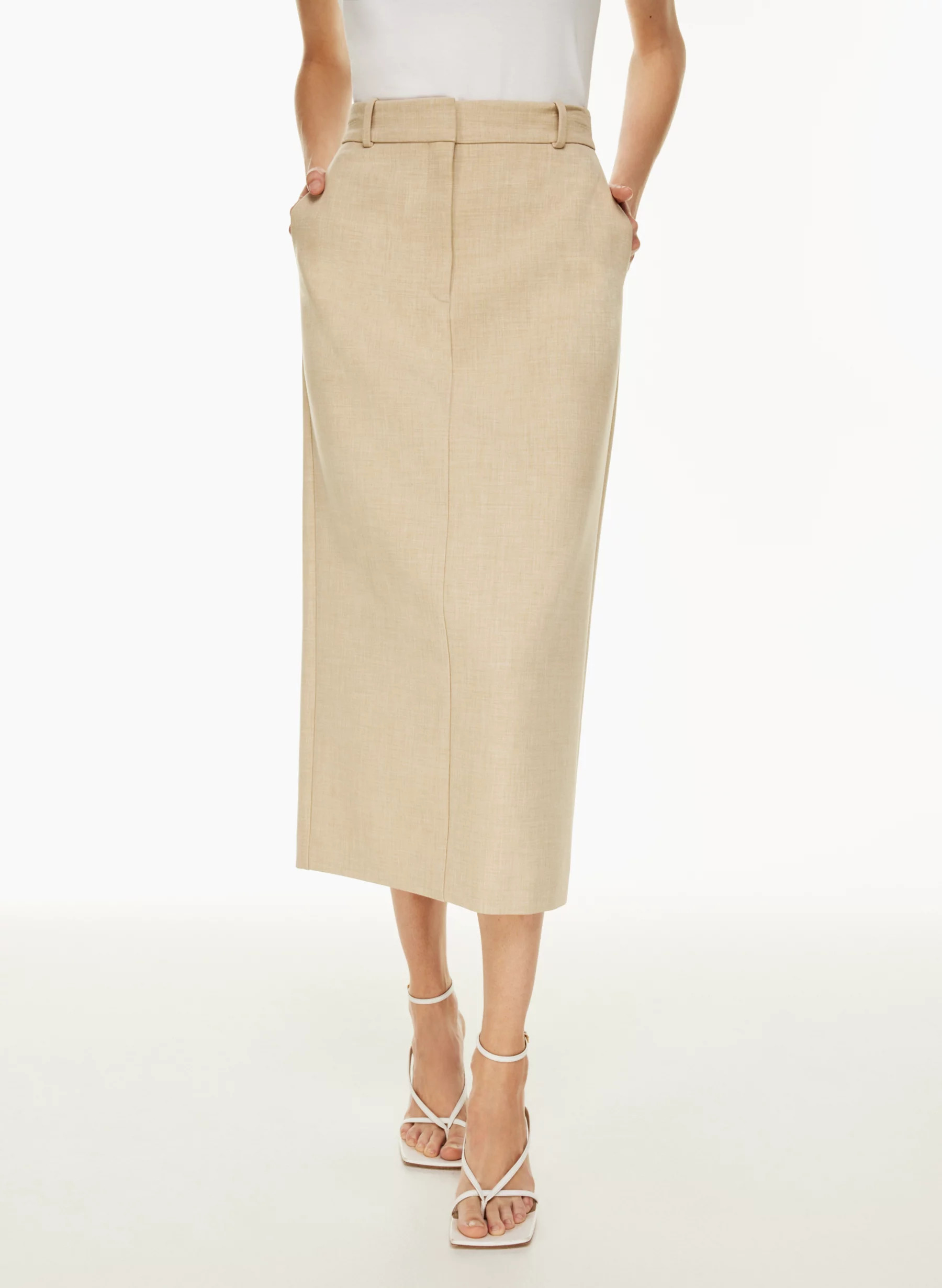 CHISEL MAXI SKIRT | Aritzia