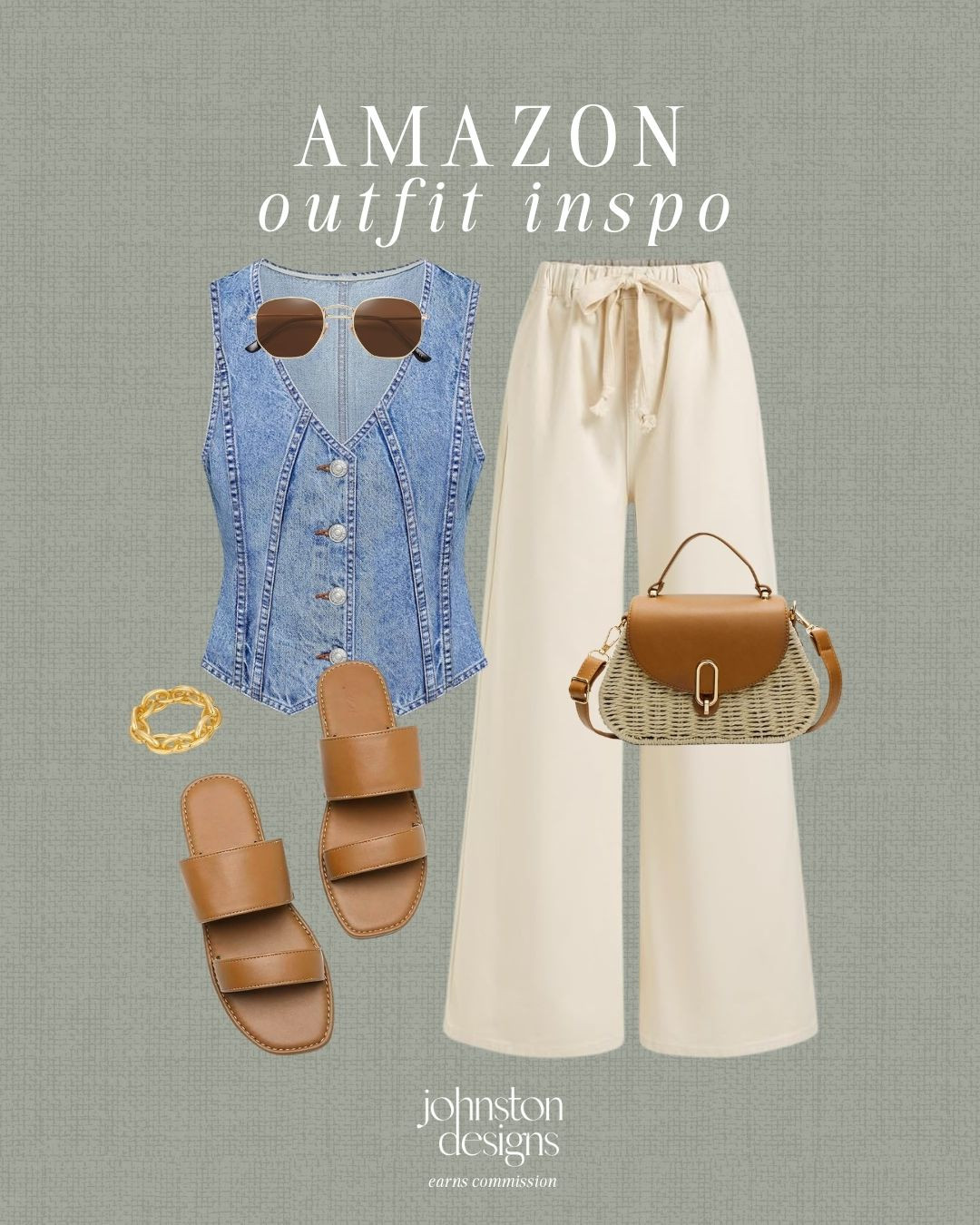 Denim + neutrals = always a yes. 🤎 This combo feels effortless but still polished for everyday plans.

Amazon denim vest outfit, neutral outfit inspo, casual chic outfit, everyday outfit ideas, spring summer outfit, coastal casual style, effortless outfit, amazon fashion finds, classic outfit ideas, elevated casual look. 

 #LTKootd