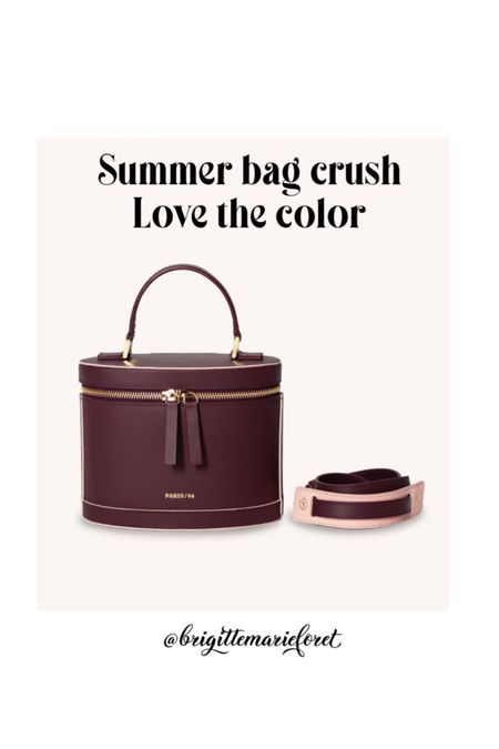 Paris 64 bag! Comes in 5 colors. This wine color is actually fabulous 

#LTKTravel #LTKOver40 #LTKItBag