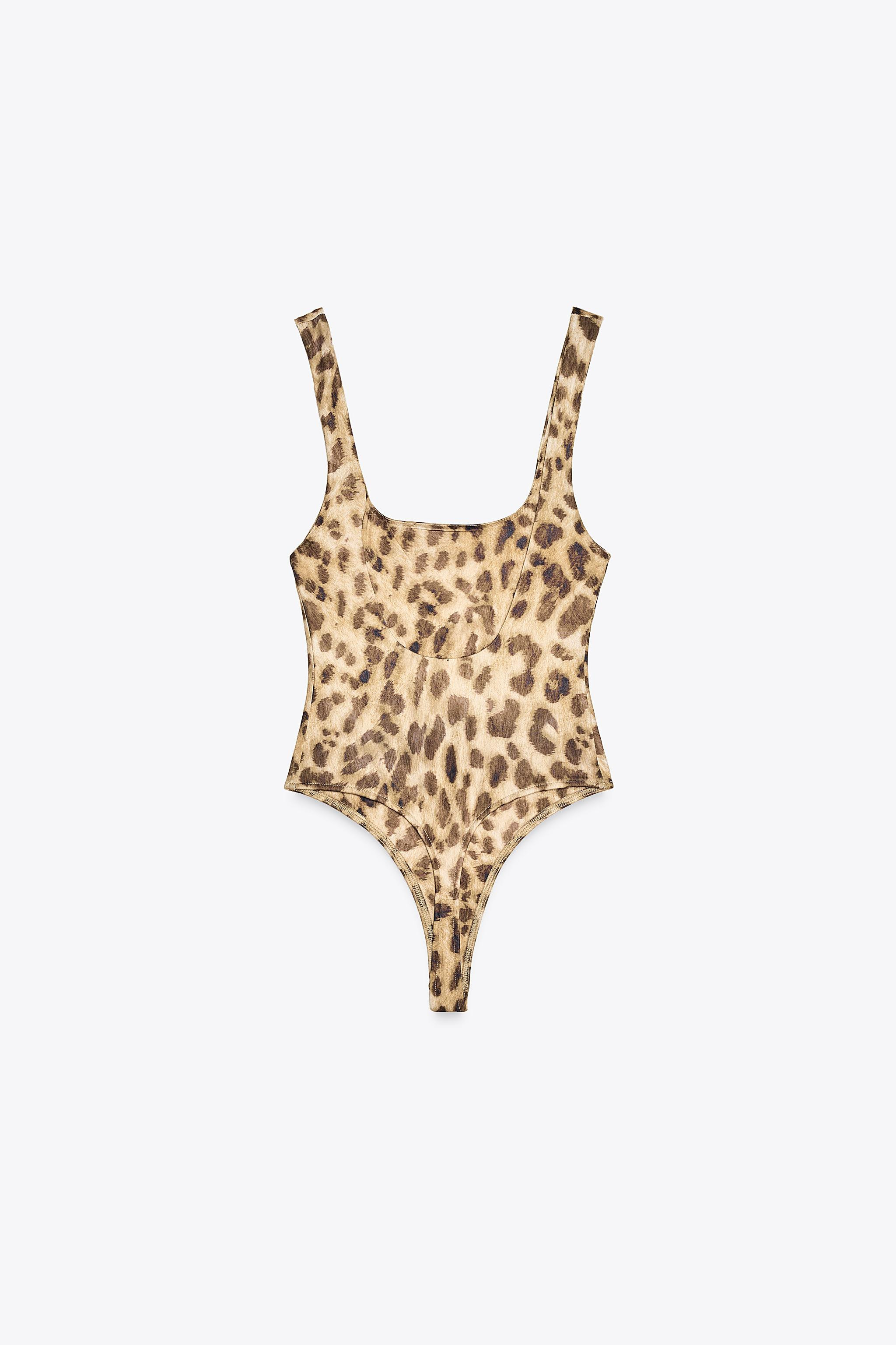 WIDE STRAP POLYAMIDE BODYSUIT | Zara US