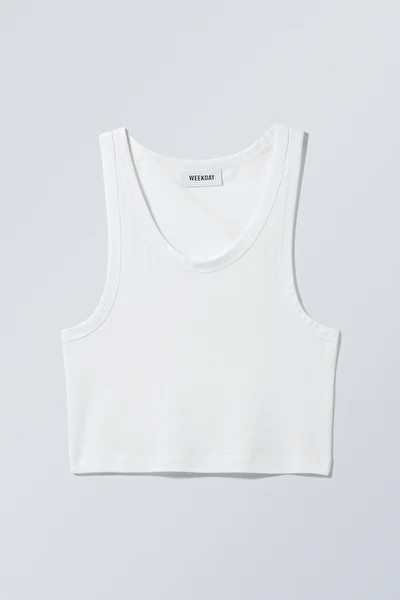 Easy Cropped Tank Top | Weekday
