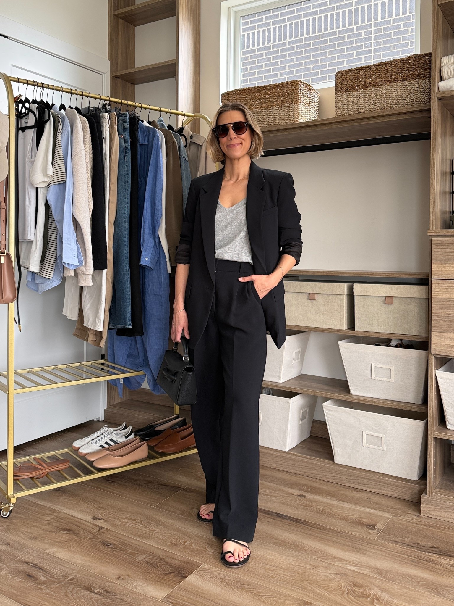 Wearing 4 blazer, 4/regular trousers, small tee, sandals tts

#LTKFindsUnder100 #LTKStyleTip #LTKFindsUnder50