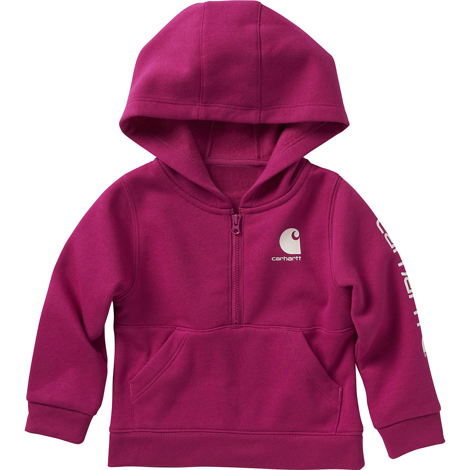 Carhartt Infant Girls' Half Zip LS Sweatshirt | Moosejaw.com