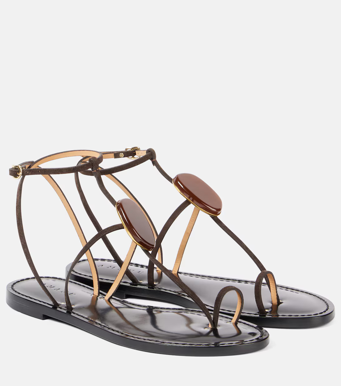 Cairo embellished leather sandals | Mytheresa (US/CA)