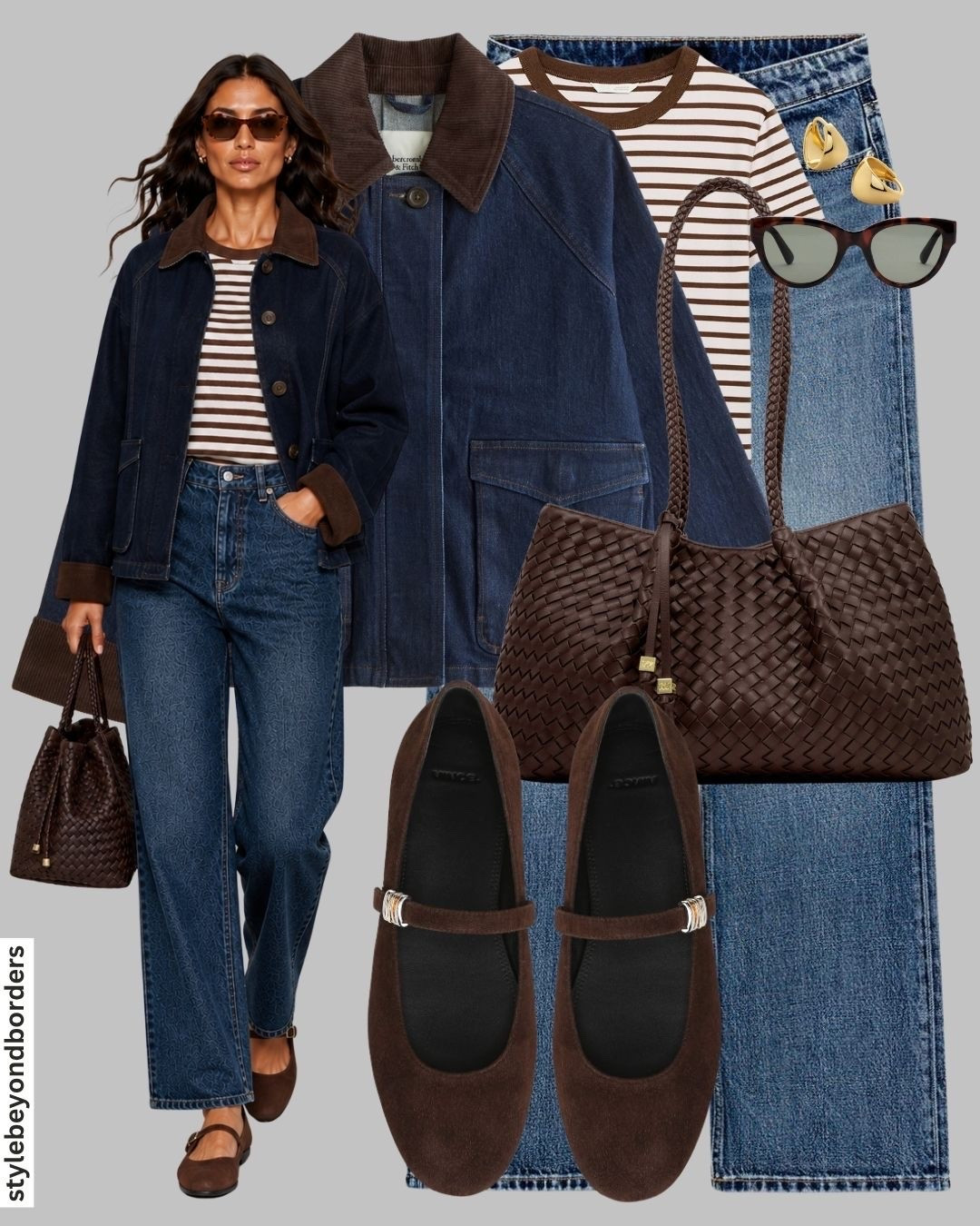 Denim jacket outfit styling 🦋🍂


Tags: crop denim jacket, denim trousers, denim jacket with contrast collar, wide leg, leopard print ballet flats, burgundy bag, short sleeve knit sweater, pre-fall outfit, chic outfit, easy to style look, zara

#LTKstyletip #LTKautumn #LTKjeans