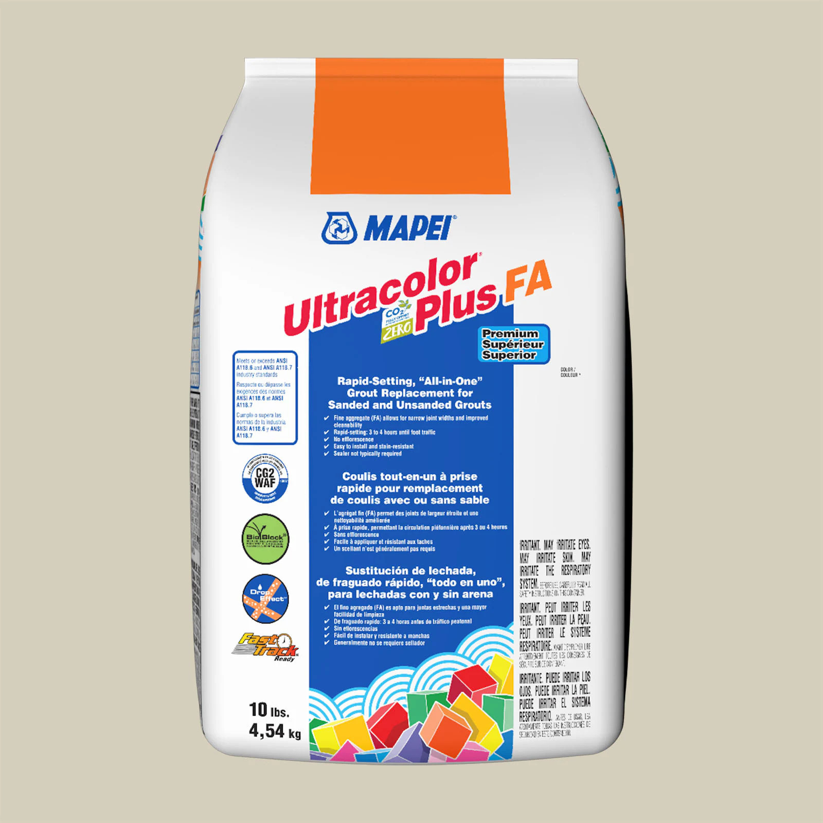MAPEI Ultracolor Plus FA Biscuit #5014 All-in-one Grout (10-lb) in White | 6BU501405 | Lowe's