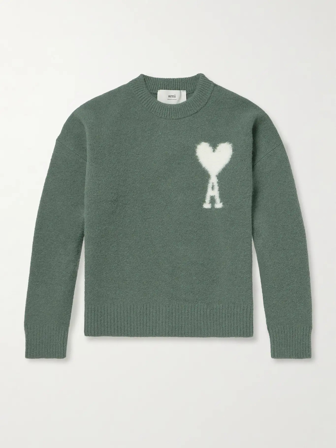 Pullover aus einer Alpakawollmischung mit Intarsienlogomotiv | Mr Porter (DE)