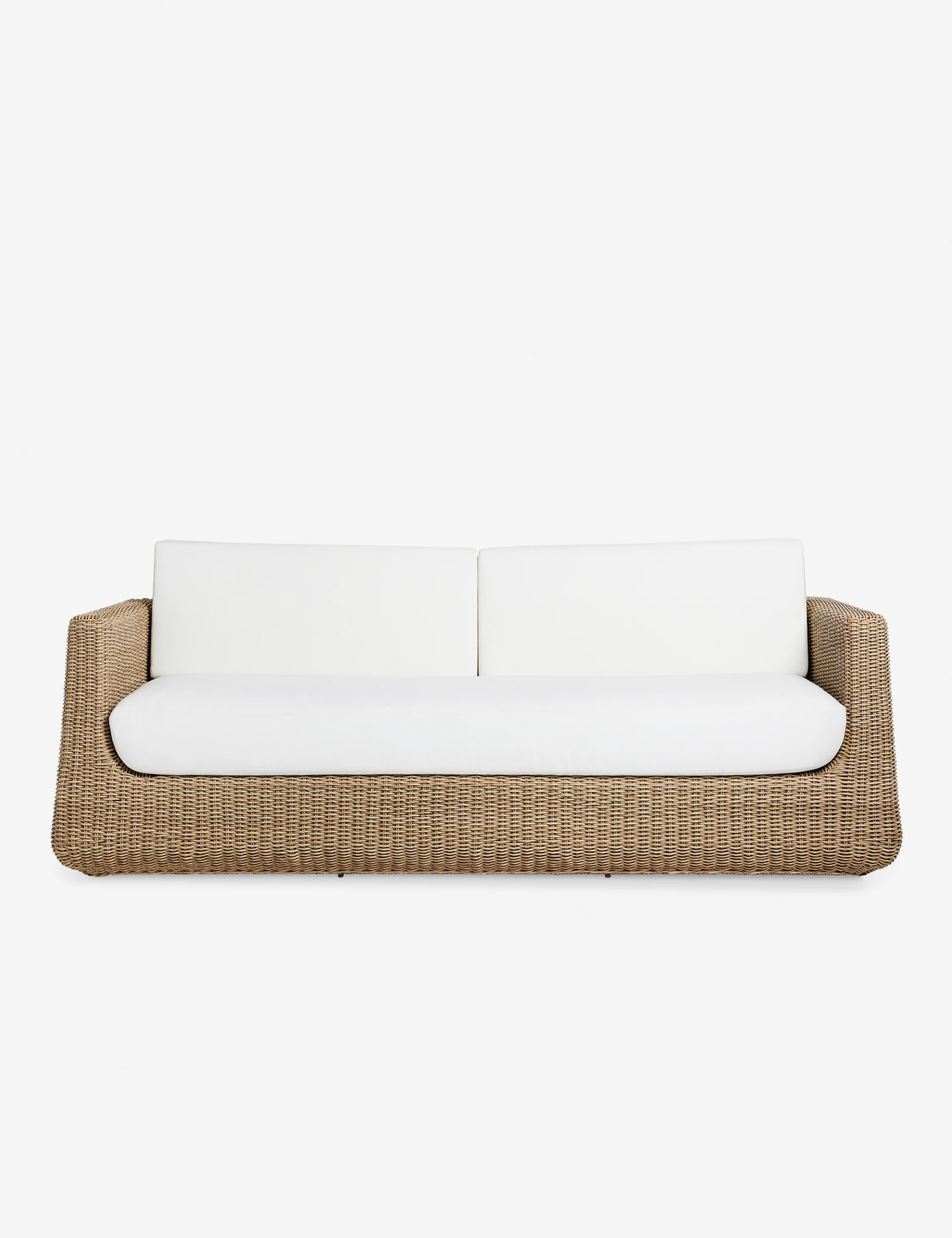 Aisha Indoor / Outdoor Sofa, Natural | Lulu and Georgia 