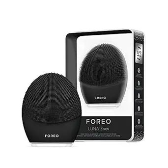 FOREO LUNA 3 MEN Silicone Facial Cleansing & Firming Massage Brush for Skin and Beard, Shave Prep... | Amazon (US)