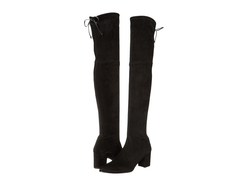 Stuart Weitzman - Thighland (Black Suede) Women's Shoes | Zappos