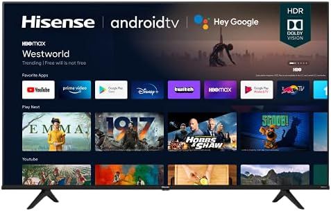 Hisense 55A6G 55-Inch 4K Ultra HD Android Smart TV with Alexa Compatibility (2021 Model) | Amazon (US)