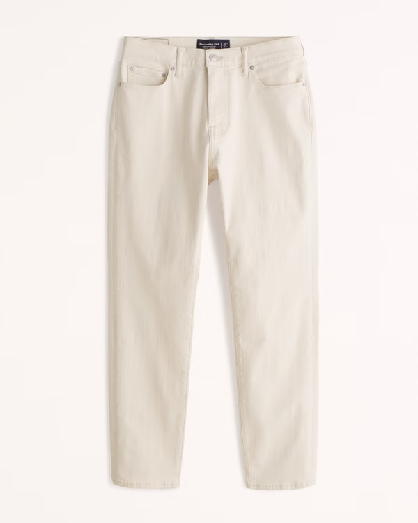 Men's Athletic Straight Jean | Men's Bottoms | Abercrombie.com | Abercrombie & Fitch (US)