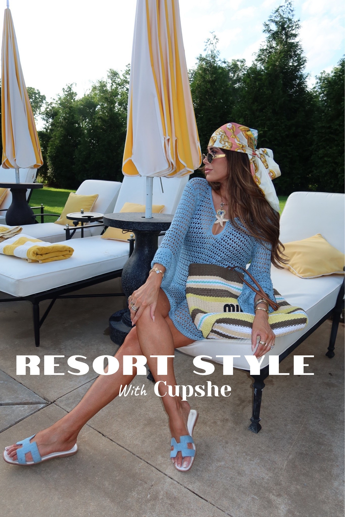 Cute beach vacation OOTD! Wearing a medium in the coverup and swimsuit! 

Cupshe swimsuits, Swimsuits, Swimsuit coverups, Vacation outfits beach, Beach outfits, Resort style, Summer outfits, Head scarfs, Beach bags, Emily Ann Gemma

#LTKTravel #LTKSwim #LTKSeasonal