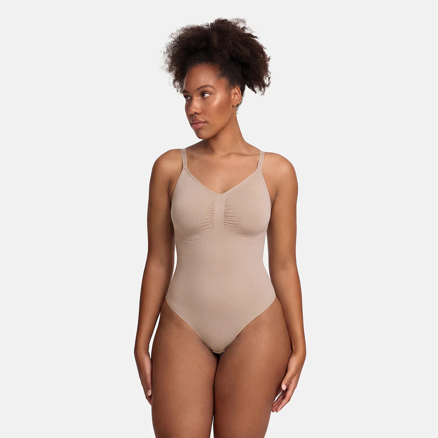 Sculpting bodysuit met string | cfab by creamy fabrics
