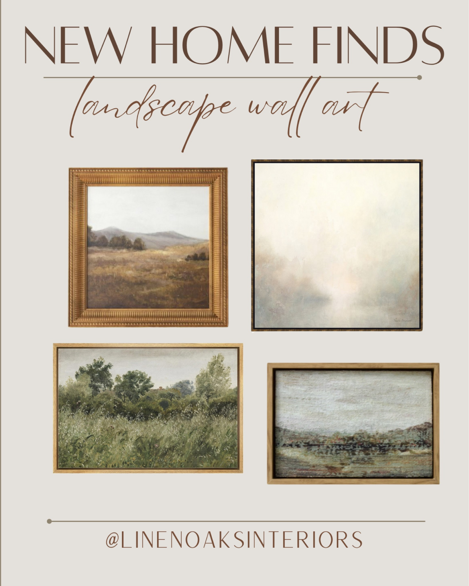 New Organic Modern Home Finds Landscape Art


Square prairie land gold framed canvas art
Grassy landscape canvas wall art
Warm landscape framed canvas
Amber Lewis x Loloi Valley Ivory /Green wall art

#LTKstyletip #LTKhome