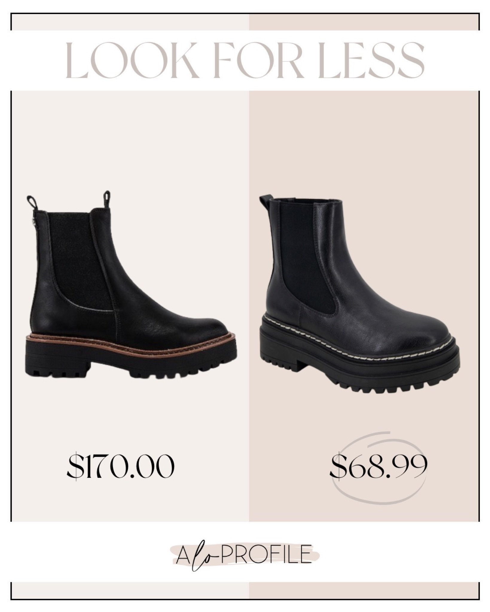 Look for Less : Chelsea Lug Boots // look for less, boots, boot, boots for less boots, look for less shoes, fall boots, winter boots, winter shoes, fall shoes, boots, booties, winter booties, black boots, Chelsea boots, lug boots

#LTKstyletip #LTKshoecrush #LTKunder100