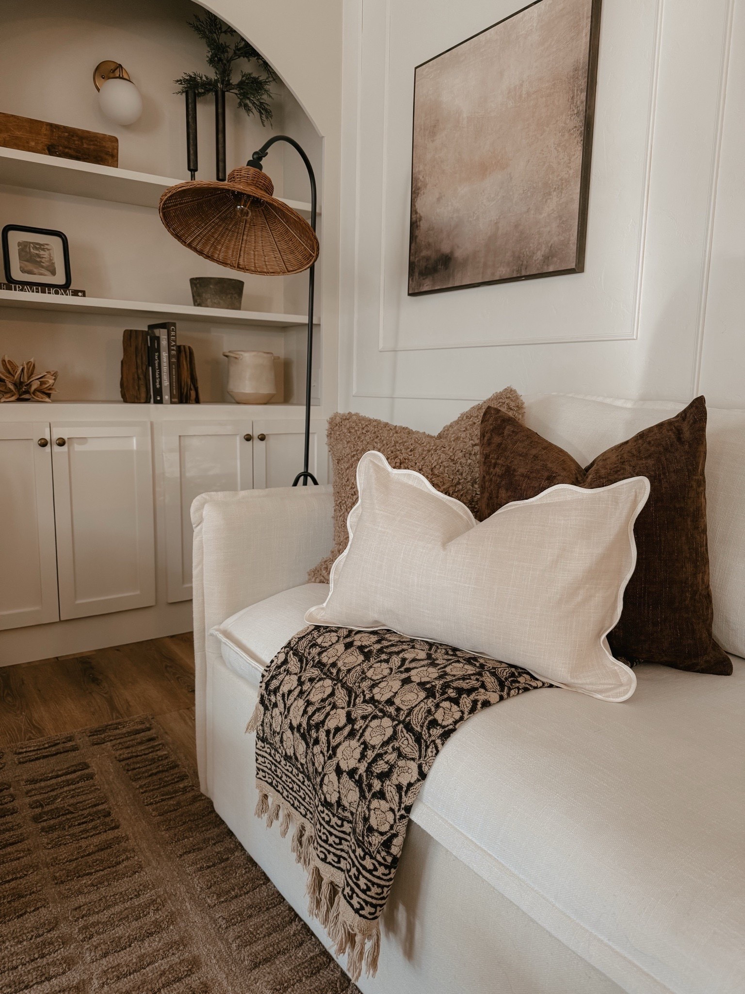 Amazon pillow combo! The blanket is from Etsy and I linked it as well! Neutral pillow combo. Affordable  

#LTKHome #LTKSeasonal