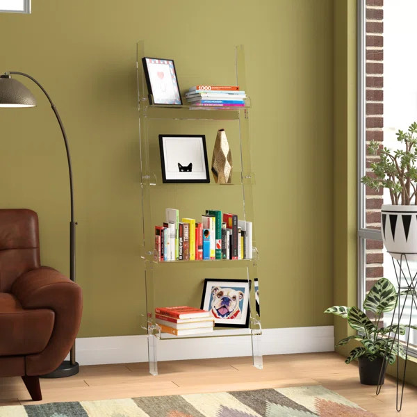 72.25'' H x 24.5'' W Plastic Ladder Bookcase | Wayfair North America
