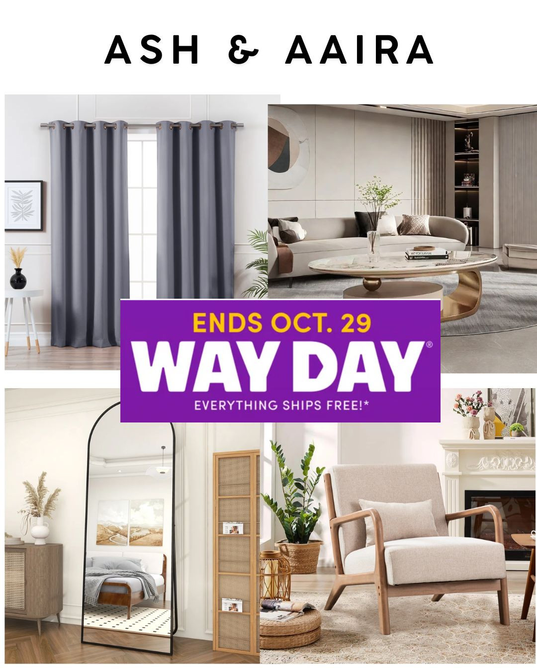 @Wayfair’s WAY DAY sale is here #ad We’re so excited to share our favorites 😍 Upto 80% off & everything ships free 🌟 Sale ends on October 29th… so hurry!! 🤩🤩 #wayfair #wayday #wayfairpartner #LTKHoliday 

 #LTKHome #LTKSaleAlert
