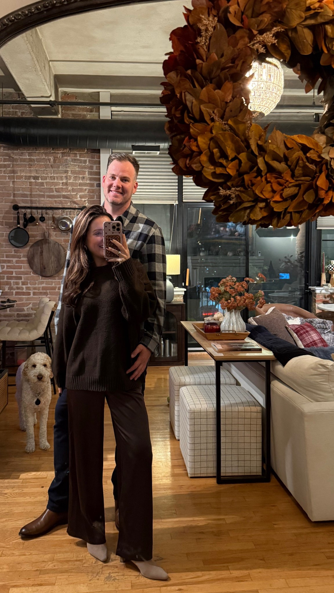 My go to “nicer” elevated casual outfit during pregnancy so far. I sized up in the pants and up 3 sizes in the sweater 

#LTKBump