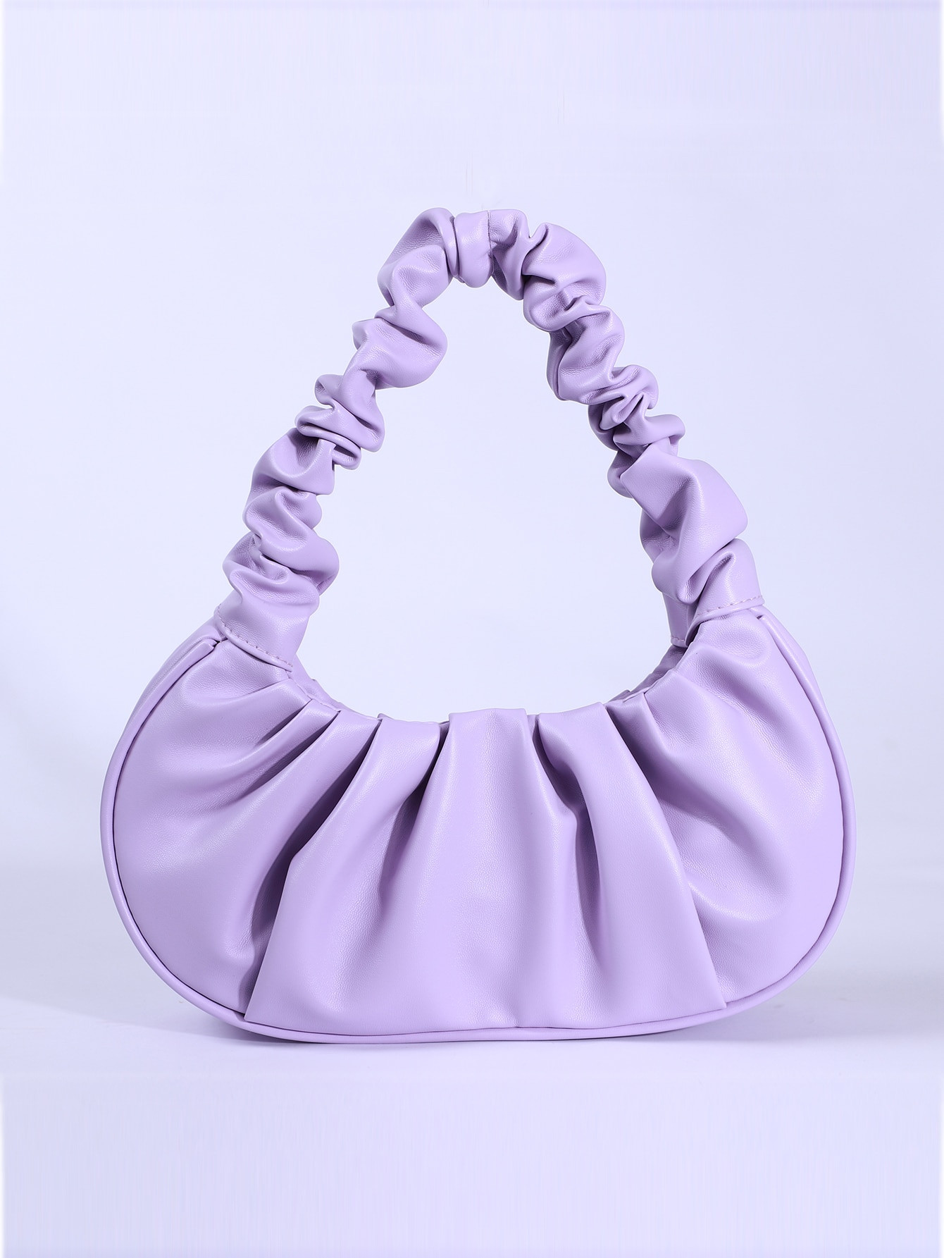Ruched Baguette Bag | SHEIN